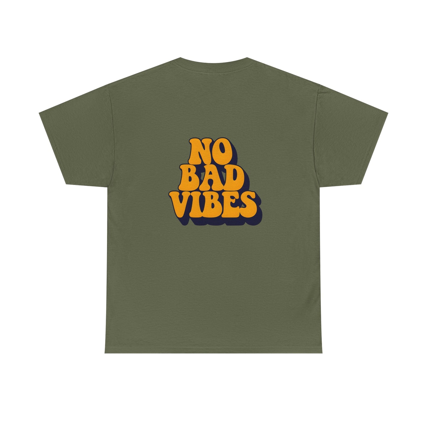 Good Vibes Only Unisex Heavy Cotton Tee, Casual Tee, Positive Message Shirt, Summer Fashion, Gift for Friends, Outdoor Wear