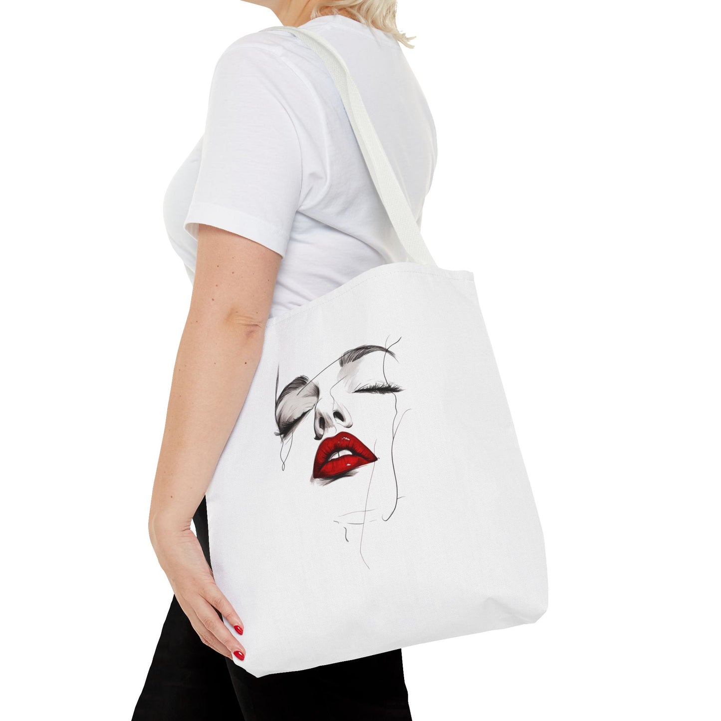 Chic Art Tote Bag, Fashion Tote, Stylish Handbag, Unique Gift, Art Lover’s Bag, Everyday Essentials, Casual Accessory
