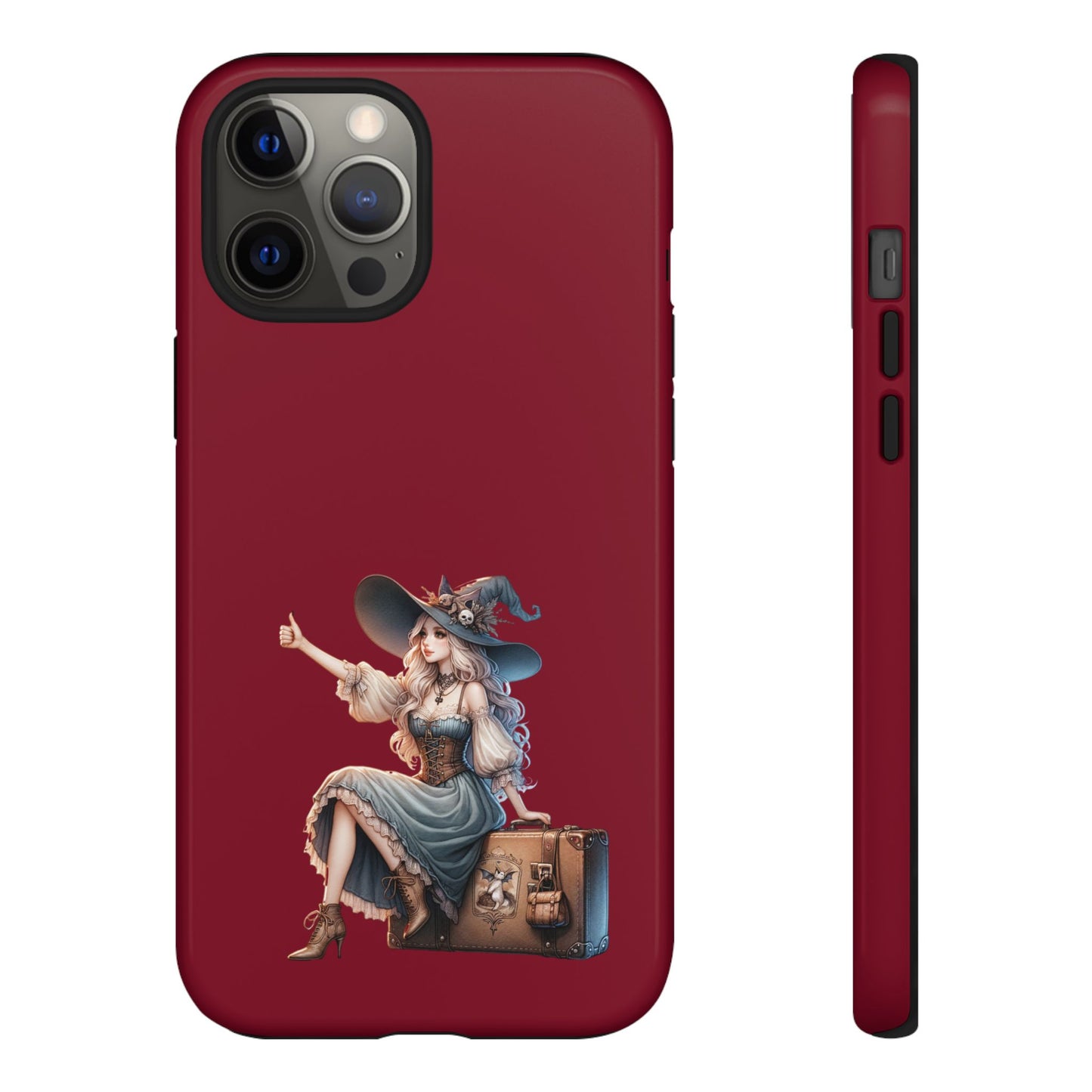Witchy Phone Case - Magical, Durable - Halloween Gift, Cosplay Accessory, Cute Witch Design