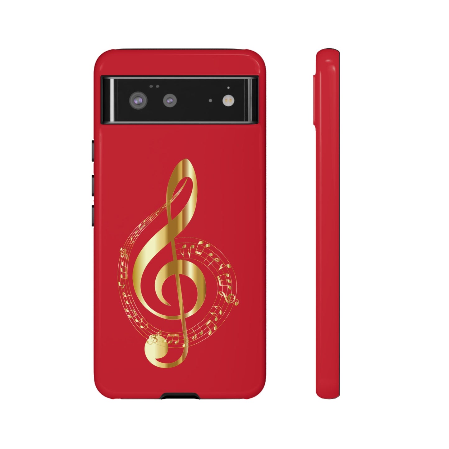 Tough Cases - Red Musical Note