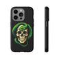 Skull & Snake Phone Case | Tough Cases, Protective Cover, Edgy Phone Accessories, Gothic Gift, Halloween Decor