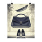 Fashion Poster, Stylish Wall Art for Glam , Modern Home Decor