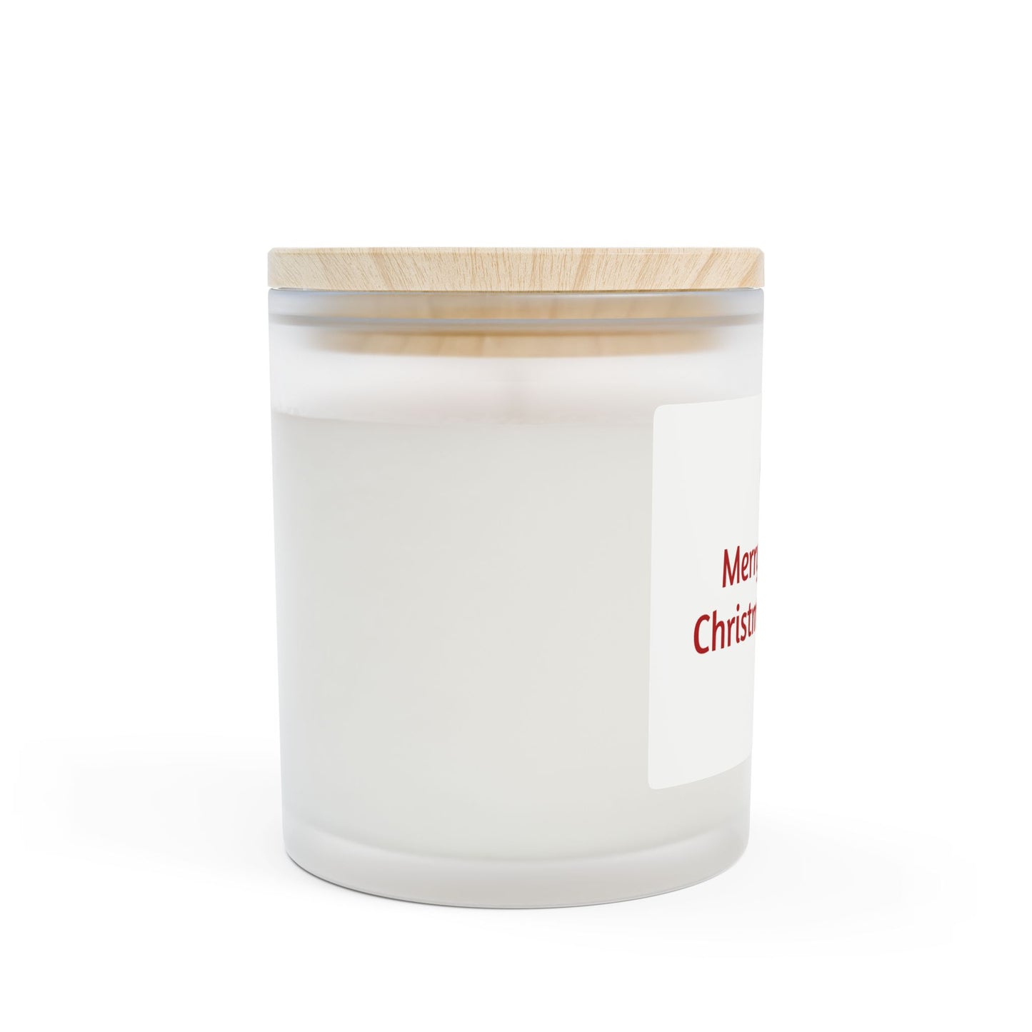 Festive Snowman Candle, 11oz Candle with Wooden Lid, Cozy Winter Gift, Holiday Decor, Christmas Candle, Winter Wonderland Home