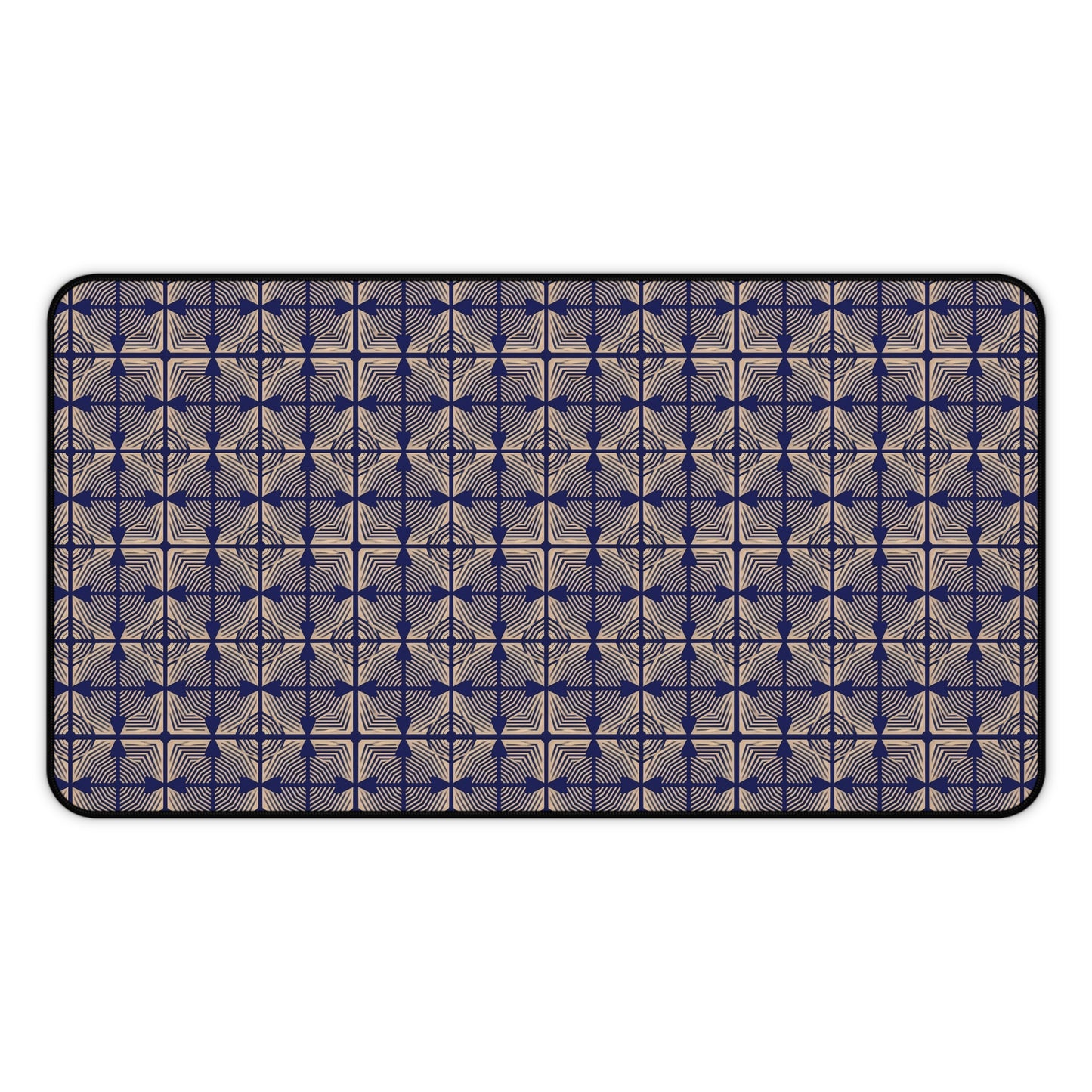 Elegant Geometric Desk Mat for Stylish Workspaces