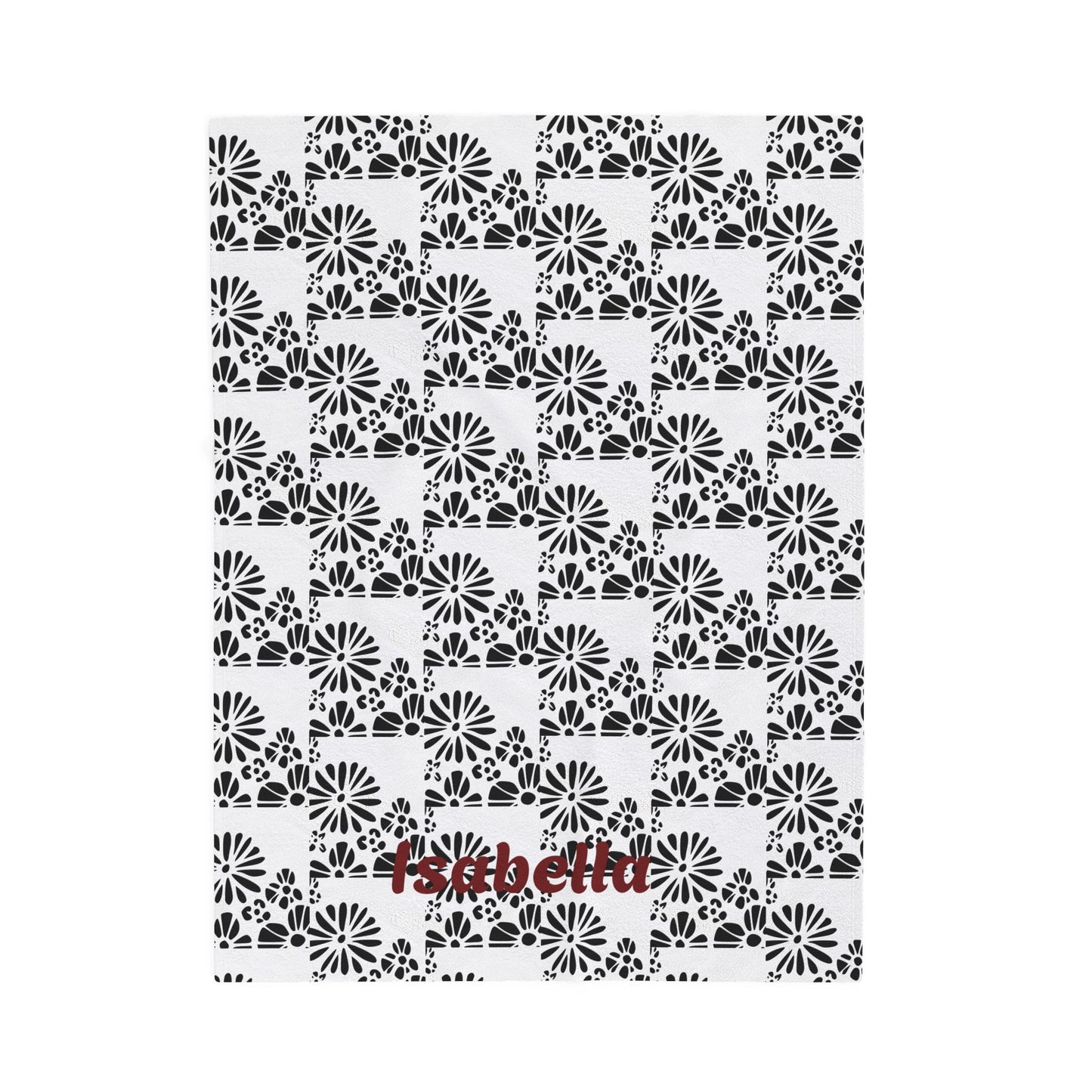 Cozy Personalized Plush Blanket Sophia