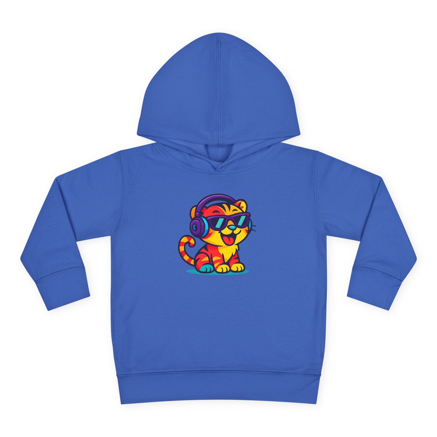 Colorful Tiger Hoodie for Toddlers | Fun Pullover for Kids, Cute Toddler Apparel, Kids' Gift, Birthday Present, Playtime Wear