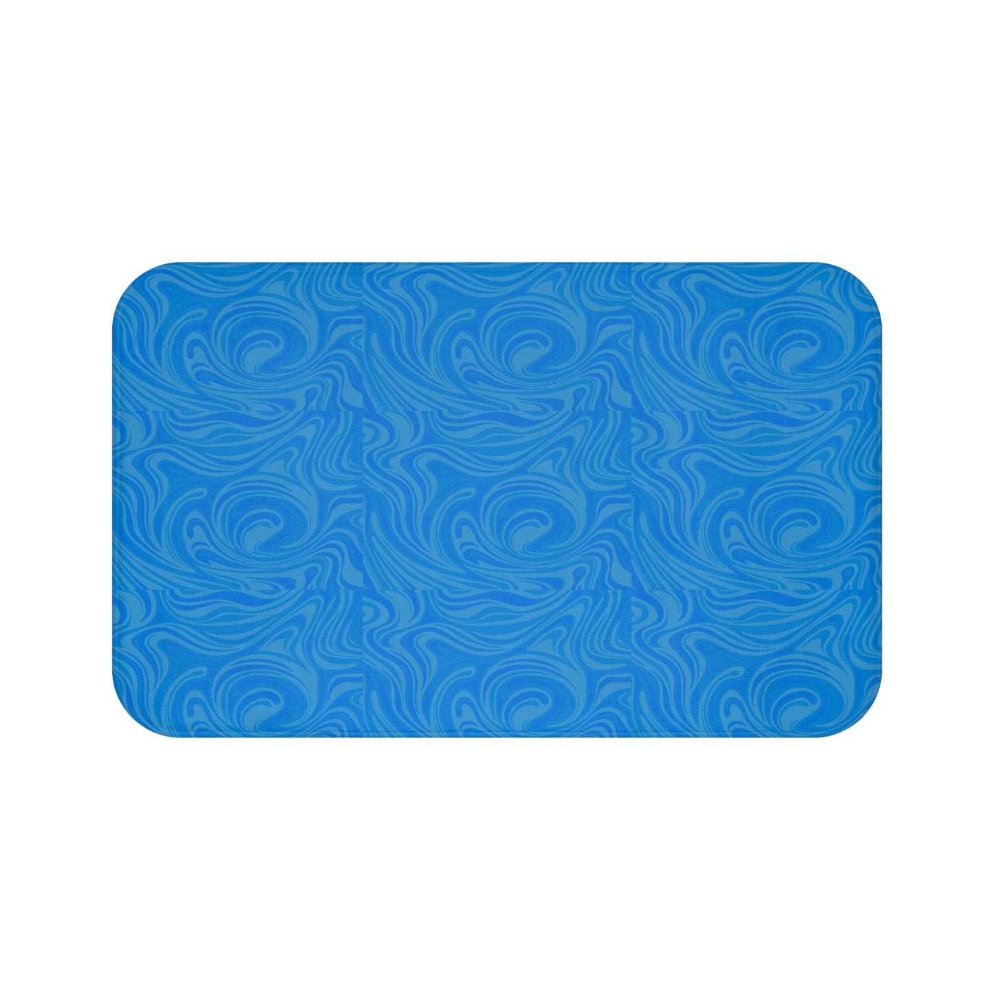 Ocean Wave Bath Mat | Cozy Bathroom Decor, Non-Slip Mat, Shower Rug, Home Comforts, Gift for Beach Lovers