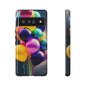 Colorful Balloon Tough Phone Case — Vibrant Party Balloons Protective Cover