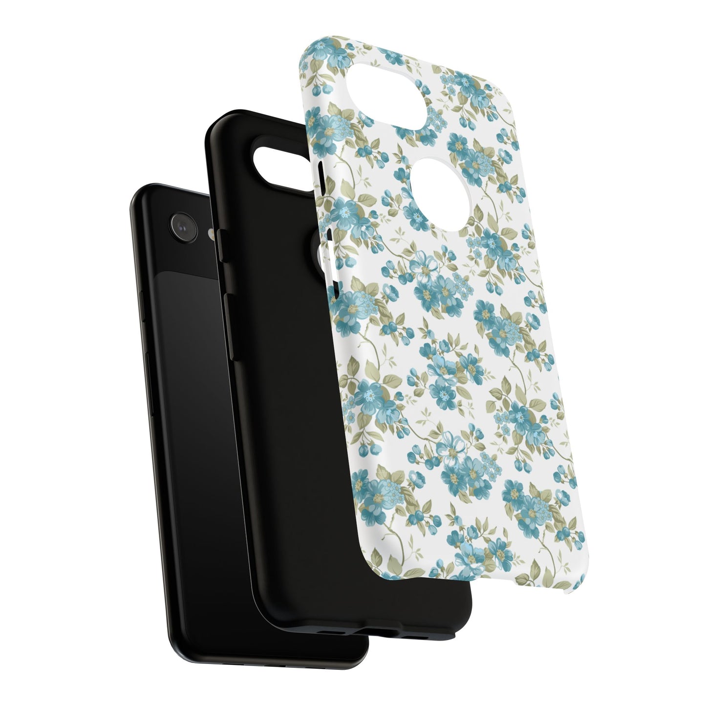 Floral Phone Case - Tough Cases, Durable Phone Cover, Cute Floral Design, Gift for Her, Trendy Phone Accessory, Spring Style