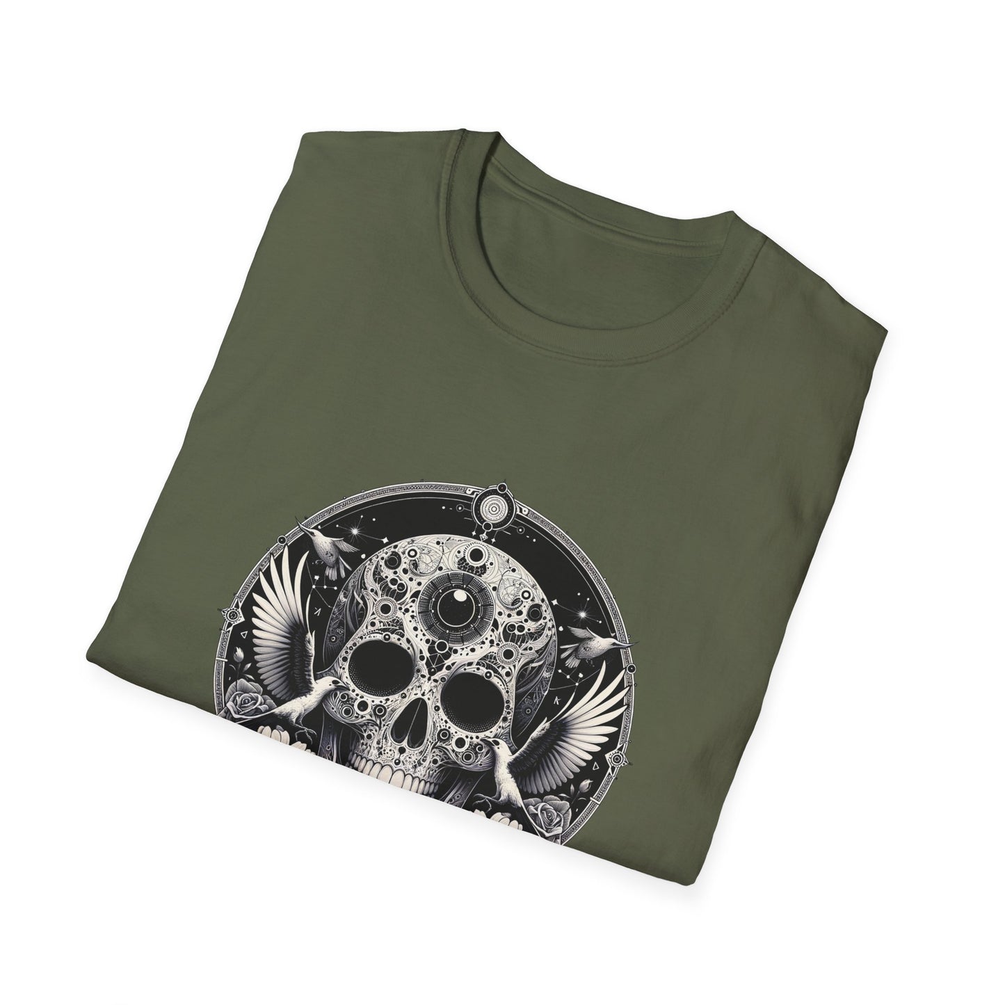Day of the Dead Skull T-Shirt — Floral Calavera Graphic Tee