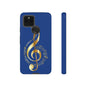 Tough Cases Blue and Gold Musical Note