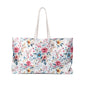 Floral Weekender Bag | Travel Tote for Beach, Gym, Weekend Getaways, Gifts for Her, Stylish Storage