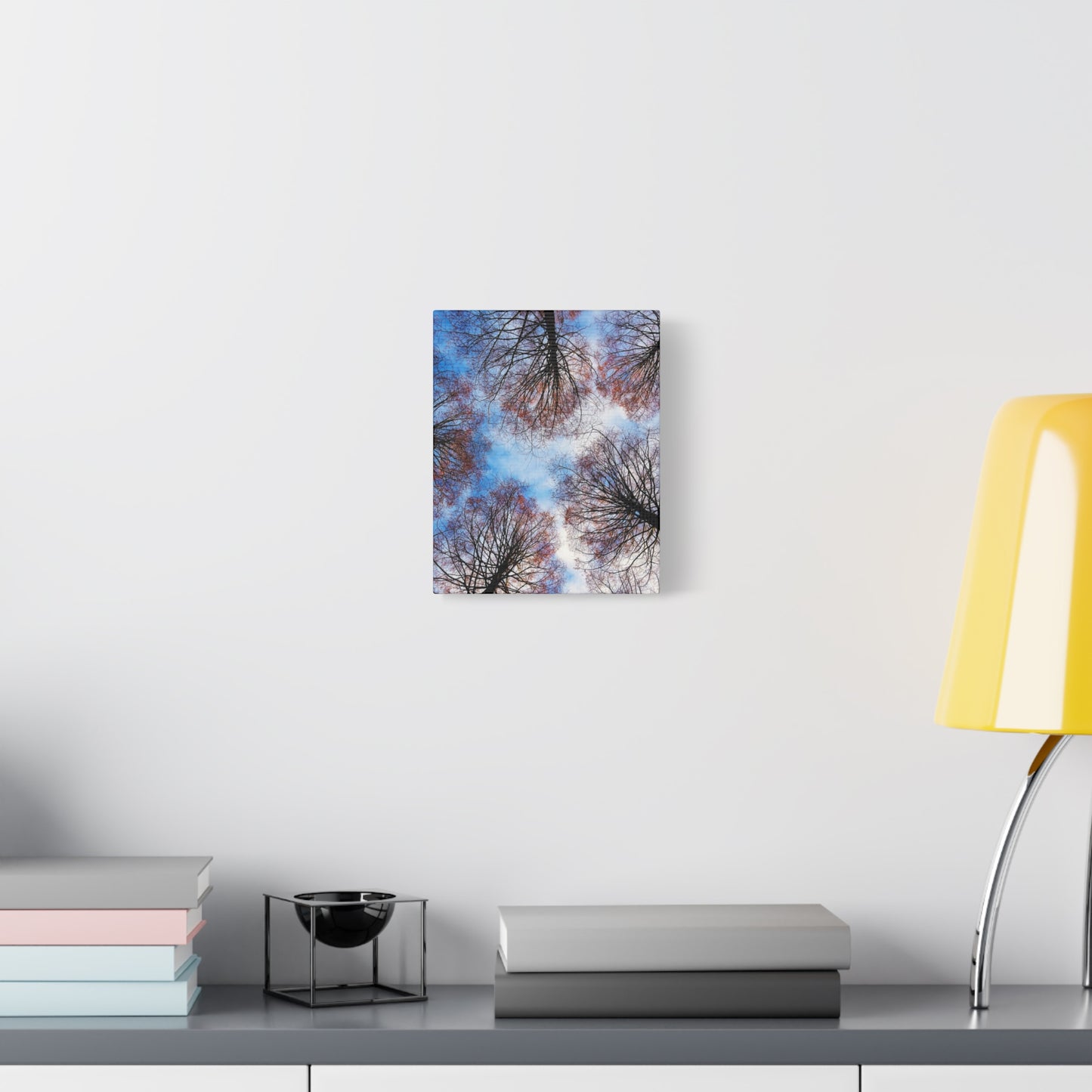 Winter Tree Canopy Matte Canvas Wall Art — Stretched 1.25"