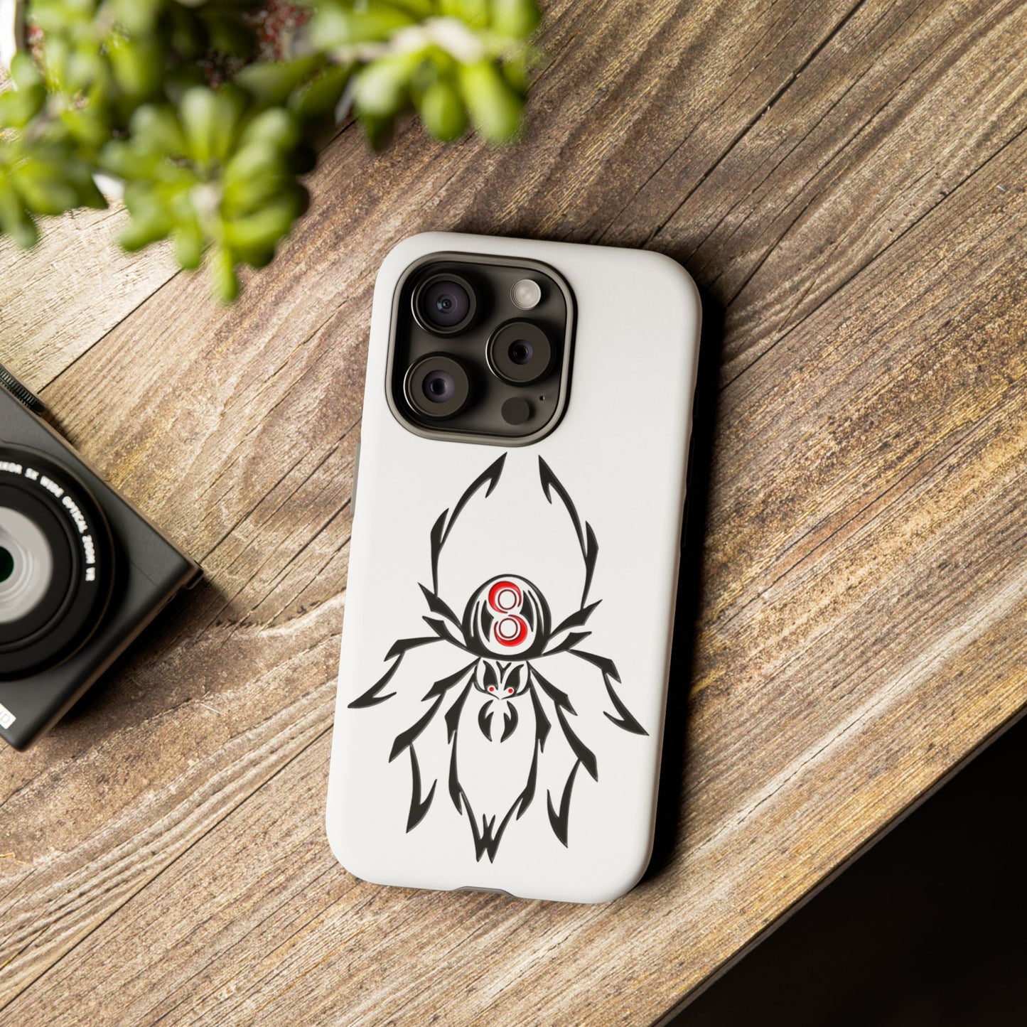 Spider Phone Case, Tough Cases, Stylish Accessory, Gift for Teens, Unique Design, Halloween Decor
