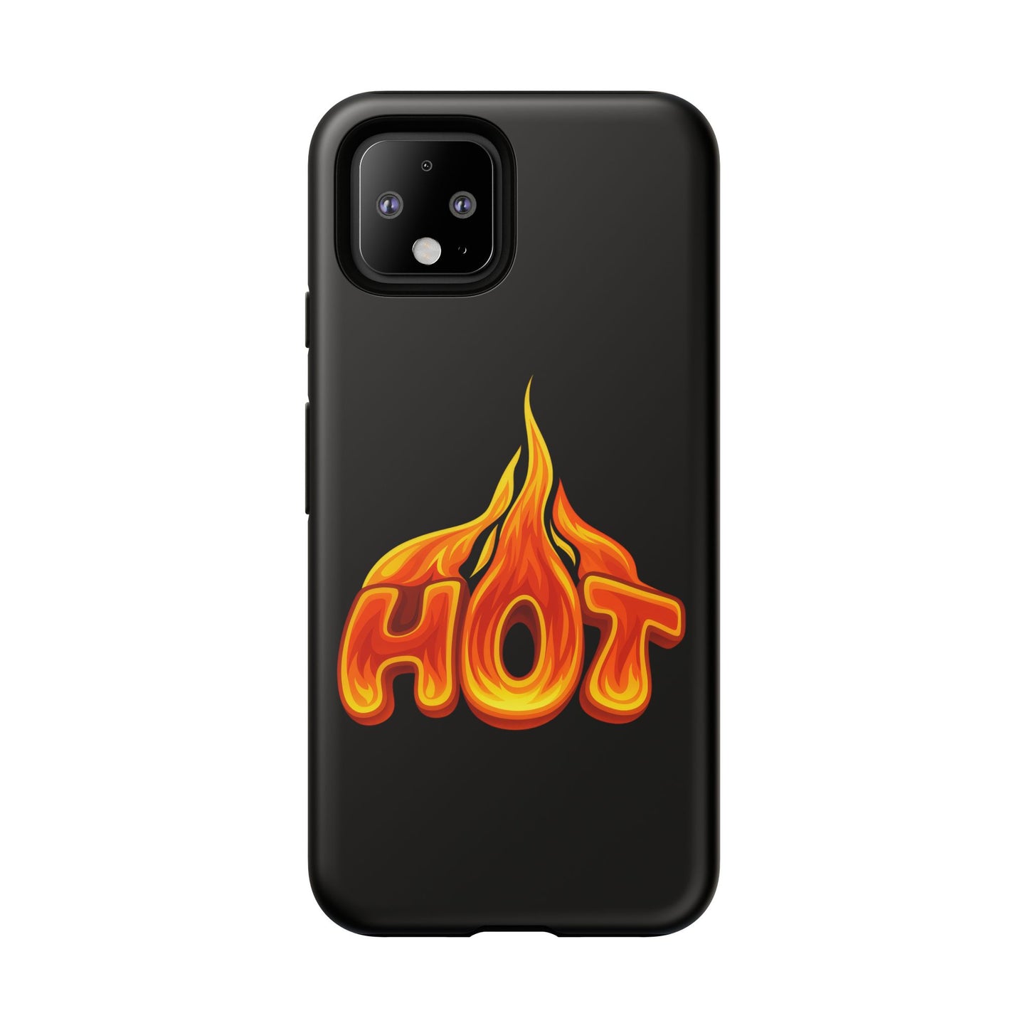 Stylish Phone Case, Hot Flames Design, Gift for Teens, Trendy Accessory, Protective Cover, Unique Phone Case