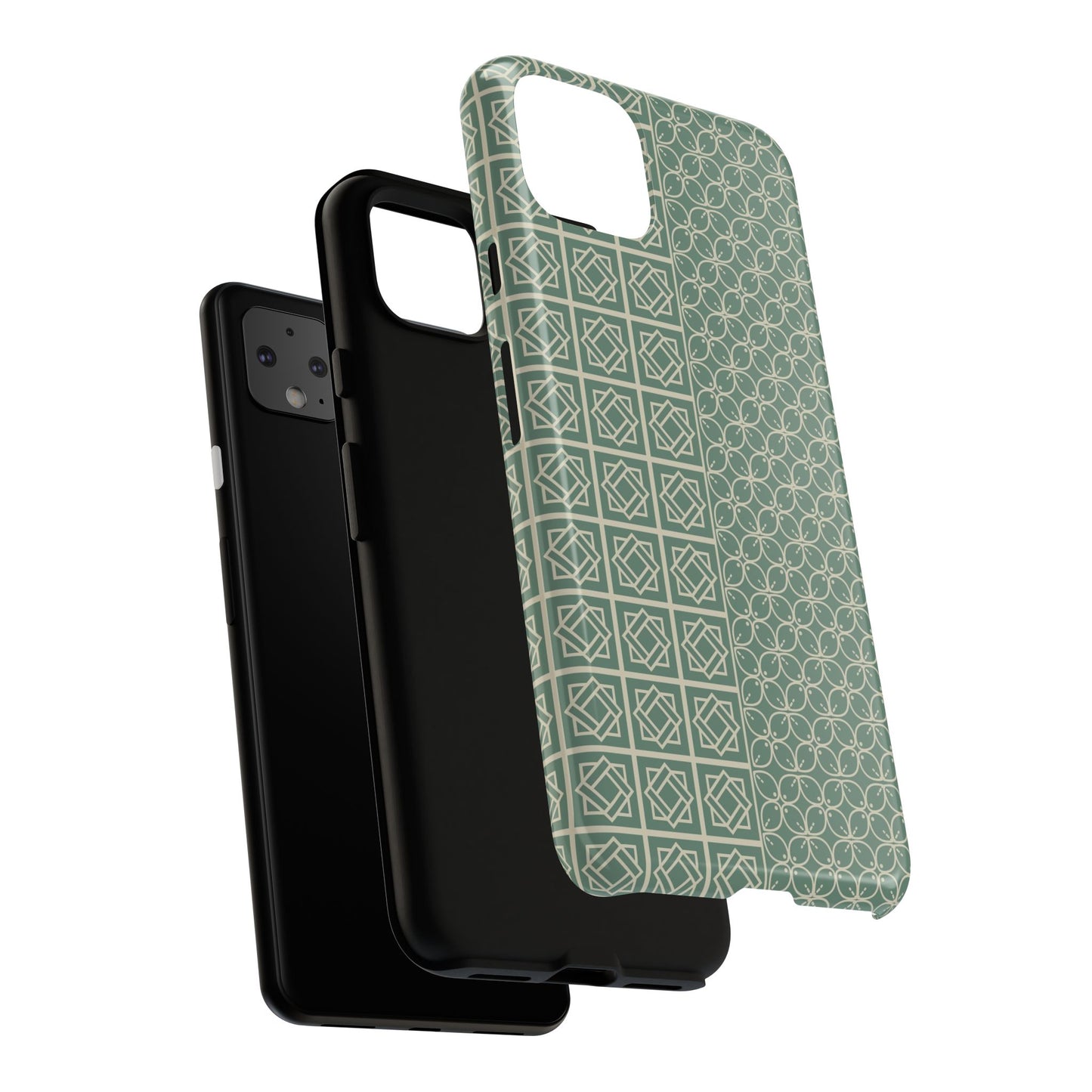 Stylish Phone Case with Geometric Patterns, Tough Cases, Durable Cell Phone Cover, Trendy Smartphone Accessory, Functional Gift Idea