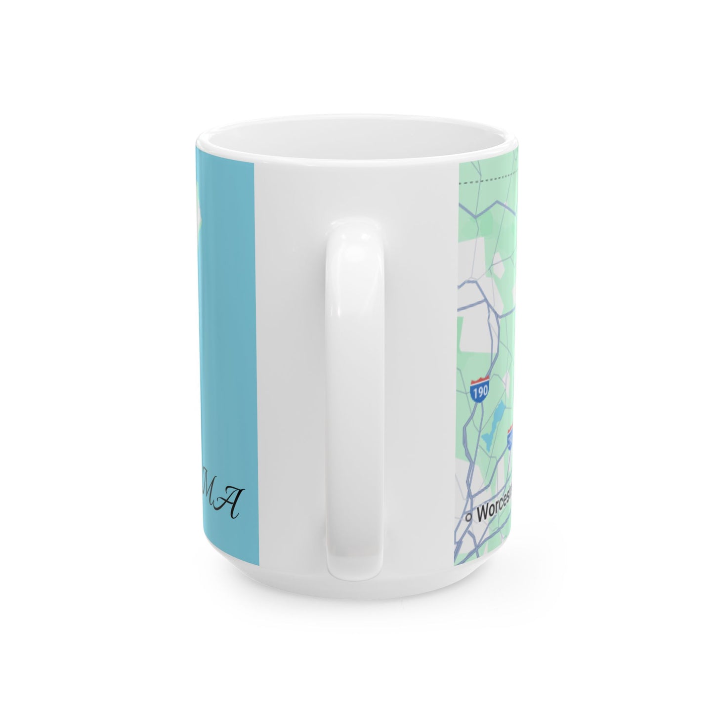 Boston Map-Printed Ceramic Mug - Custom Location Gift, Coffee Lover's Travel Mug, Personalized Home Decor, Geography Gift