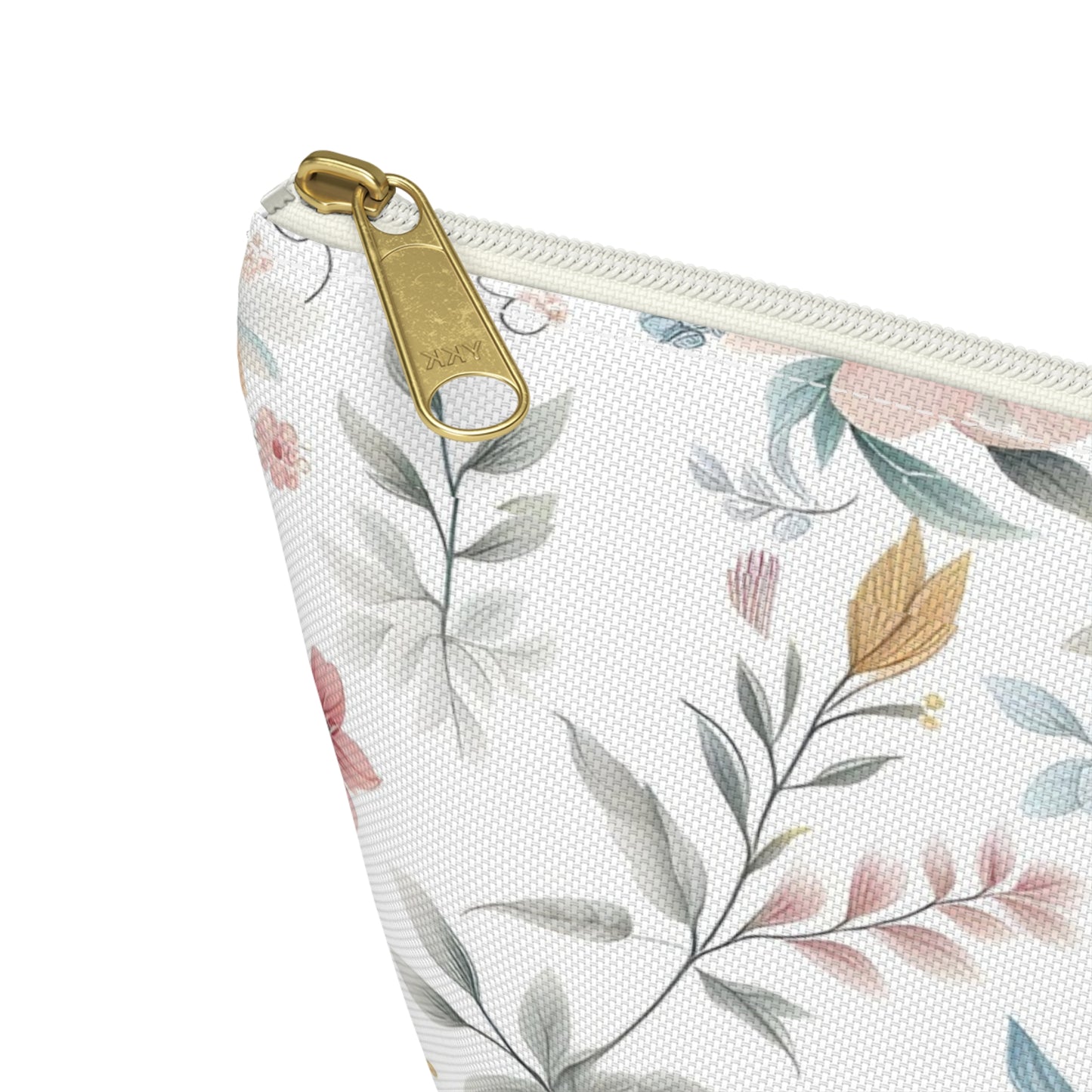 Floral Accessory Pouch, Makeup Bag, Cosmetic Case, Travel Organizer, Gift for Her, Floral Print Pouch