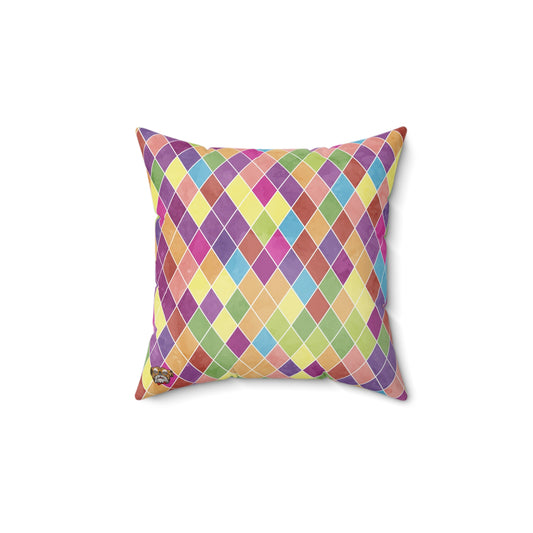 Colorful Geometric Accent Pillow | Modern Home Decor, Throw Pillow, Gift for Her, Cozy Living Room, Vibrant Design