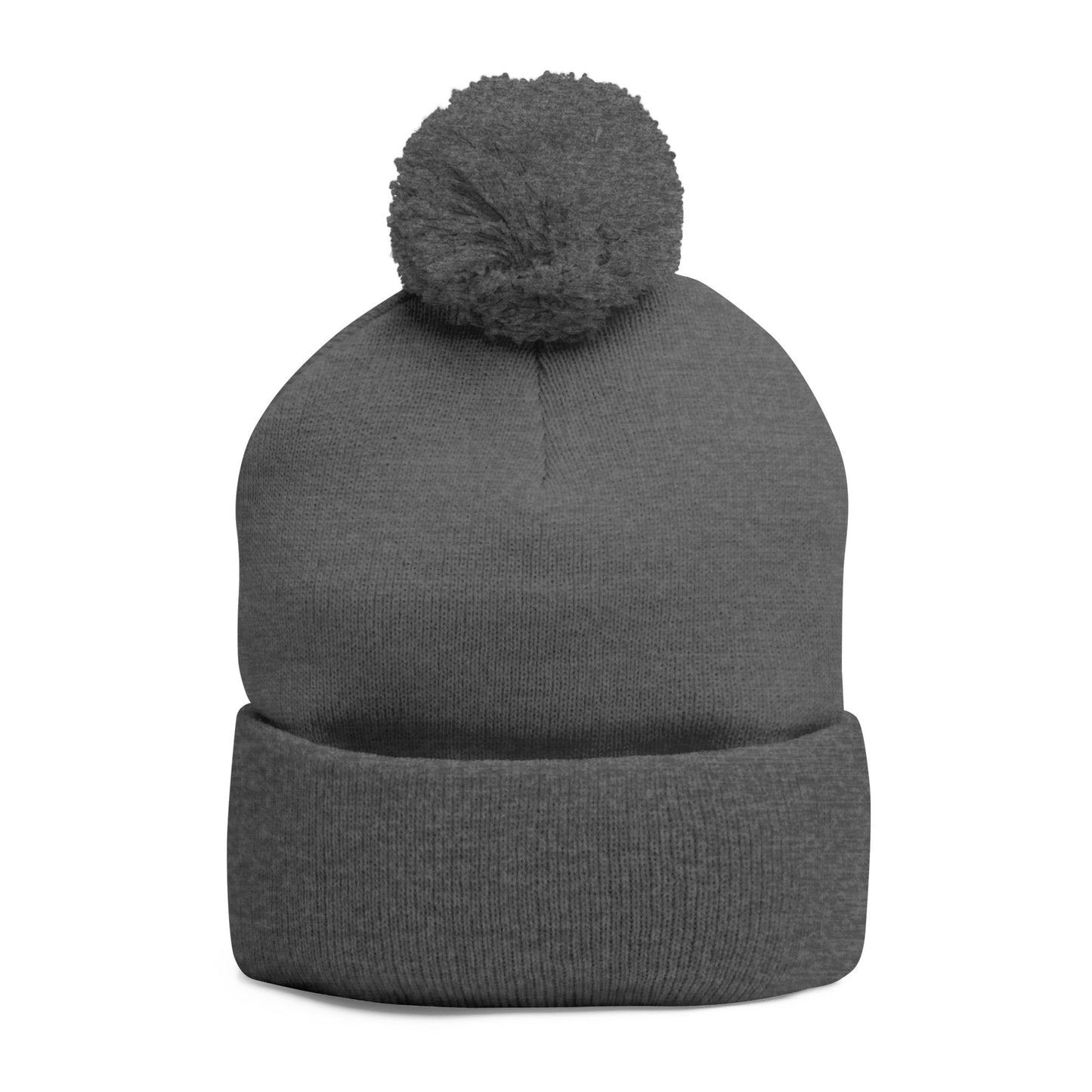 Cozy Pom-Pom Knit Cap, Winter Beanie, Embroidered Hat, Gift for Him/Her, Stylish Knitwear, Cold Weather Accessory