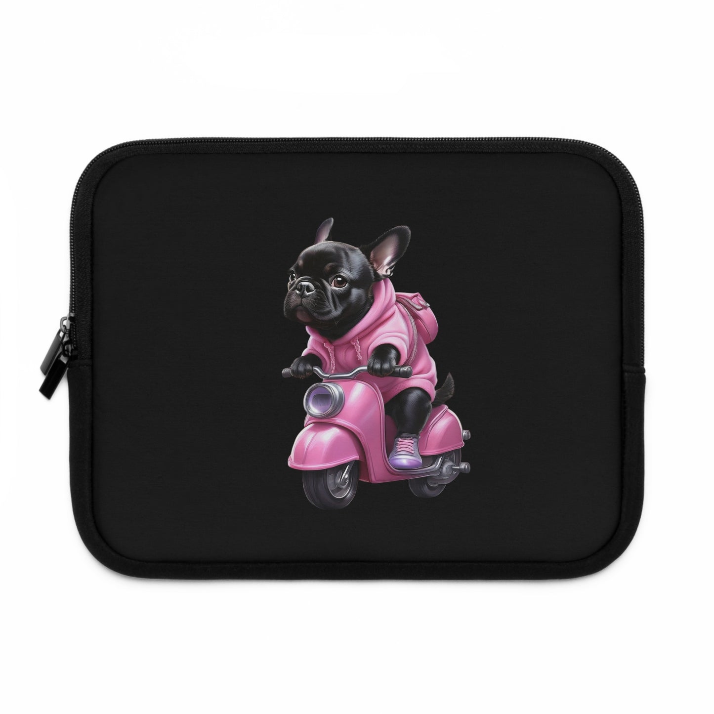 Cute French Bulldog Laptop Sleeve, Unique Pet Lover Gift, Tech Accessories, Dog Themed Sleeve, Birthday Present, Stylish Protection