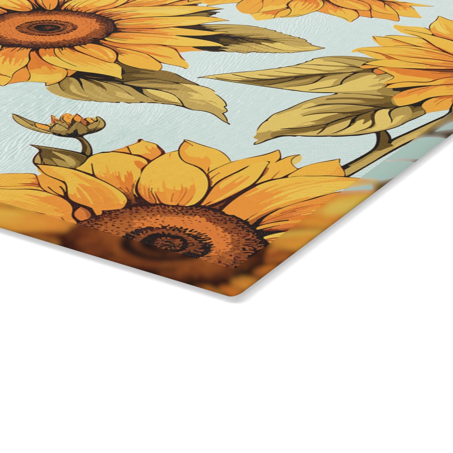 Sunflower Glass Cutting Board  Kitchen Decor,