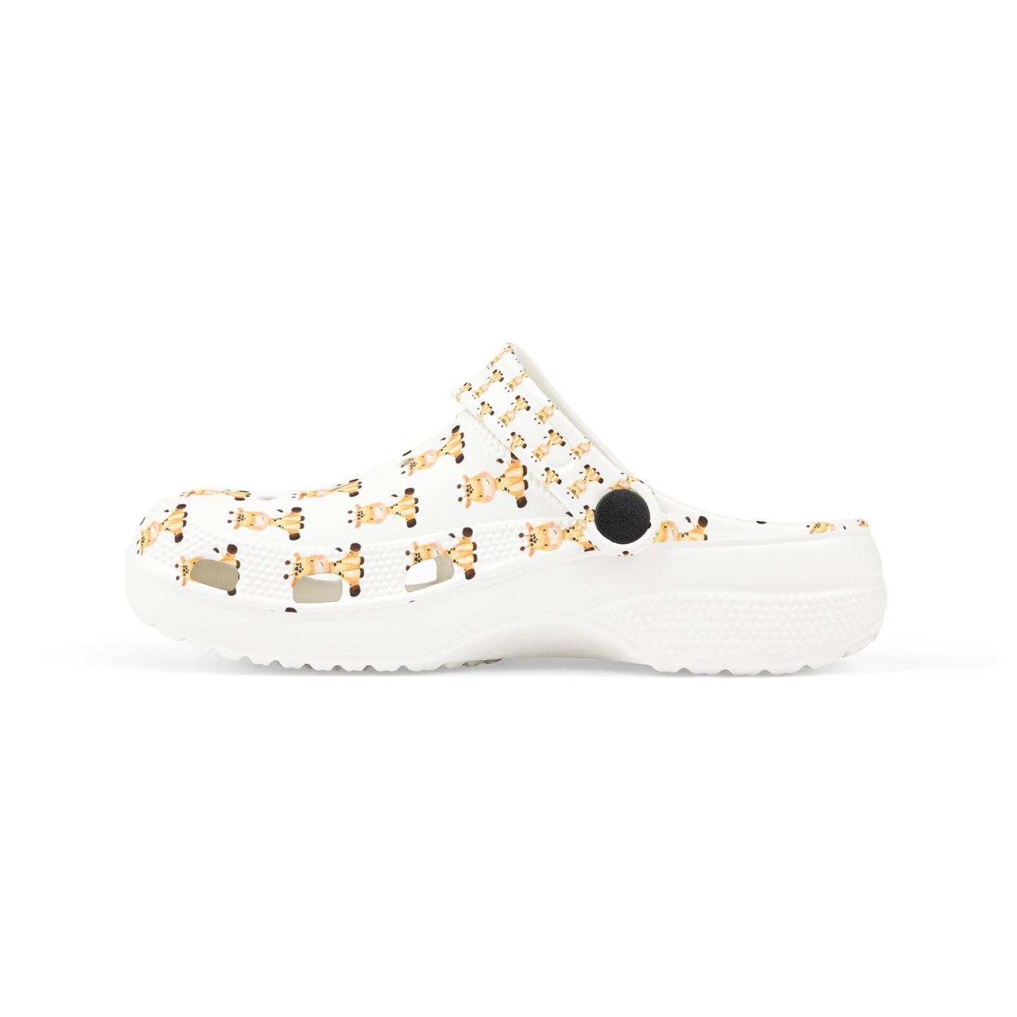 Kids Giraffe Print EVA Foam Clogs — Cute Animal Slip-On Sandals for Toddlers & Little Kids