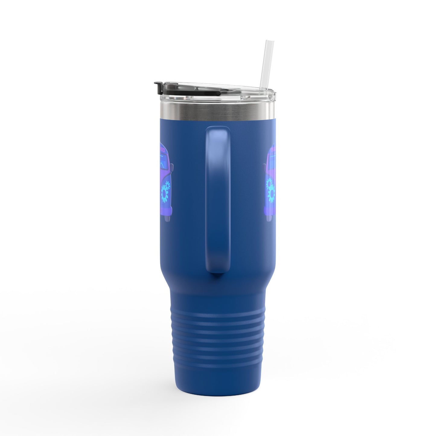 Peaceful Vibes Insulated Travel Mug | 40oz Cooler, Eco-Friendly Drinkware, Unique Gift for Travelers, Road Trip Essential, Custom Cup