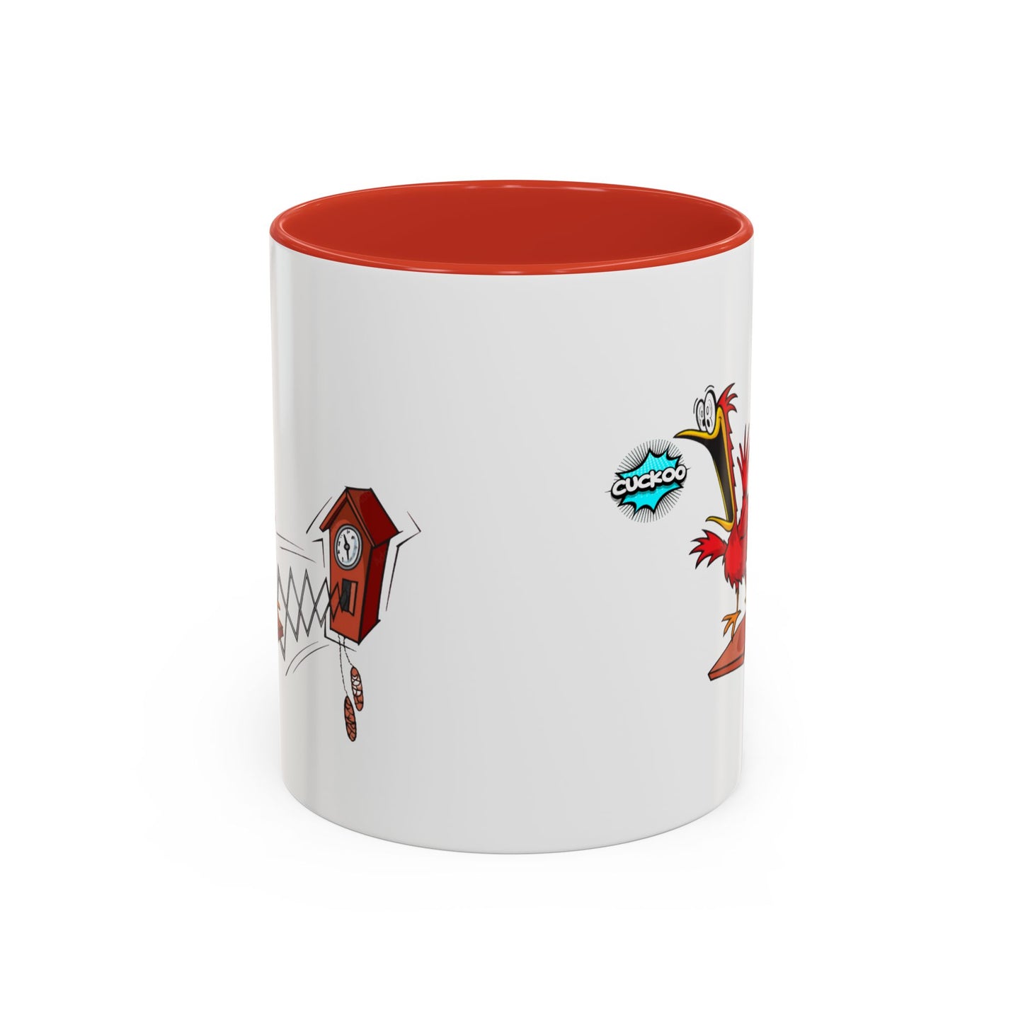 Whimsical Cuckoo Coffee Mug, Fun Gift for Bird Lovers
