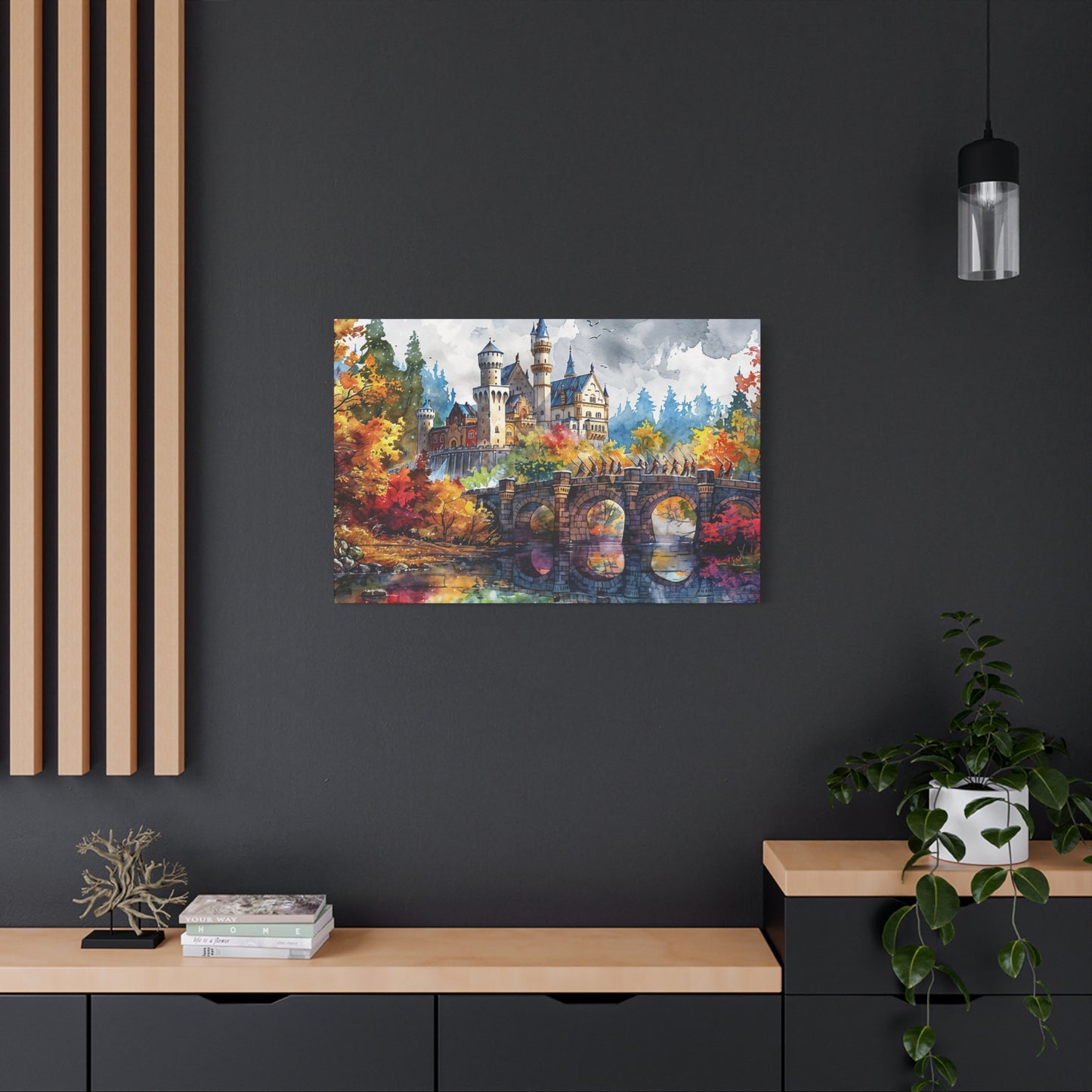Matte Canvas, Stretched, 1.25" - Castle