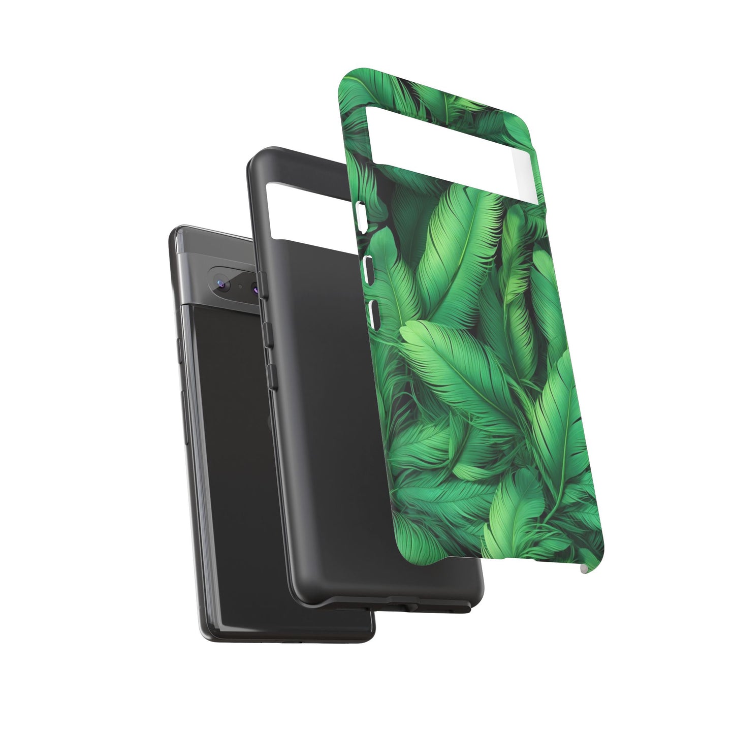 Tough Cases - Tropical Leaf Phone Case, Nature-inspired, Phone Accessory, Gift for Her, Jungle Theme, Eco-Friendly