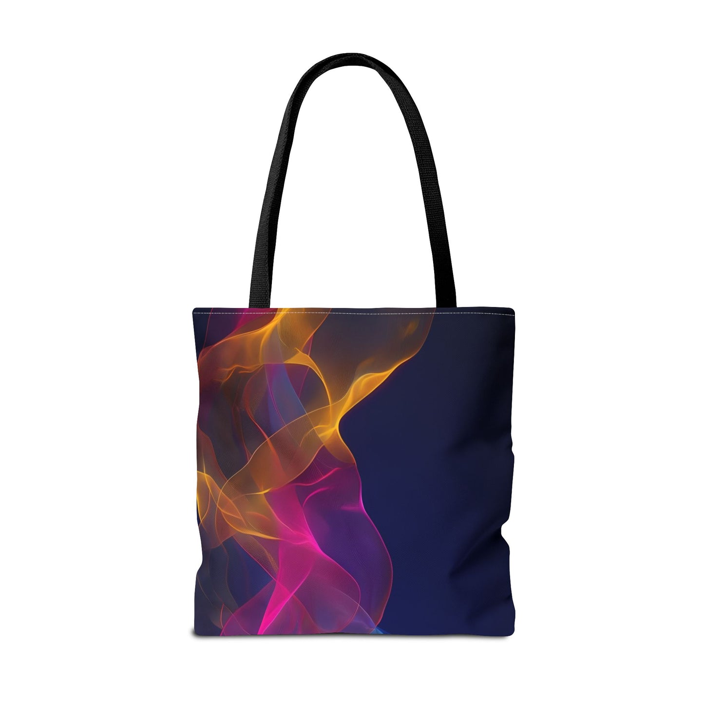 Colorful Abstract Tote Bag, Stylish Shopping Bag, Reusable Groceries Bag