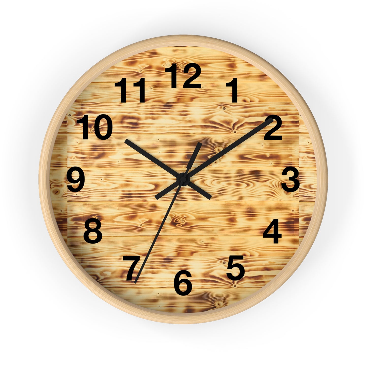 Rustic Wood Wall Clock | Natural Decor, Home Office Gift, Farmhouse Style, Timepiece, Unique Wall Art