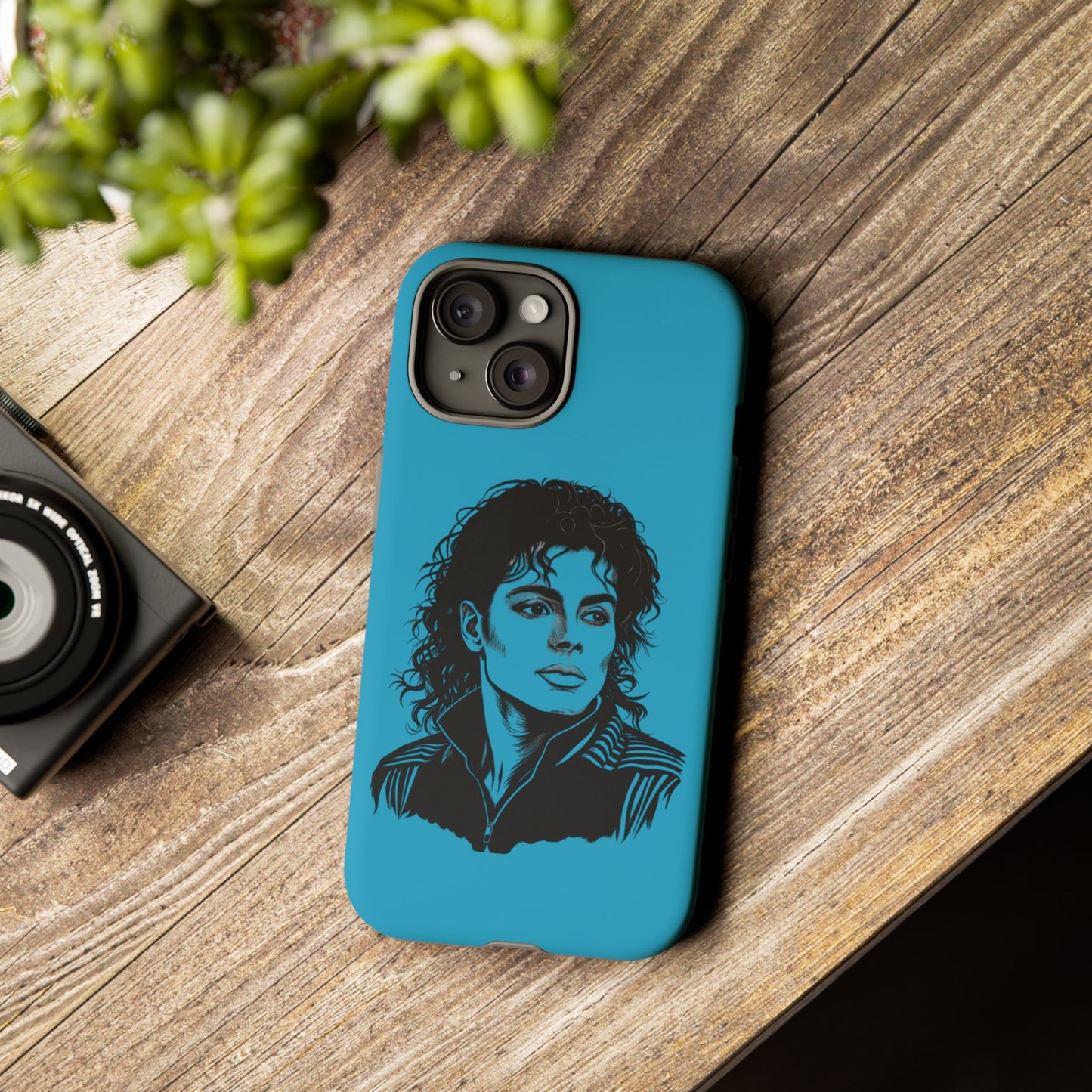 Michael Jackson Phone Case - Tough Cases, Pop Music Gifts, Retro Art, Unique Phone Accessories, Vintage Design