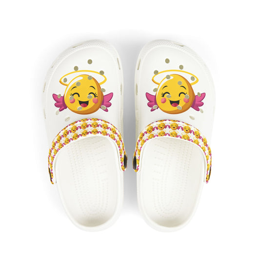 Smiley Kid's EVA Foam Clogs, Fun Summer Footwear for Kids, Cute Play Shoes, Perfect for Outdoor Adventures, Happy Face Design
