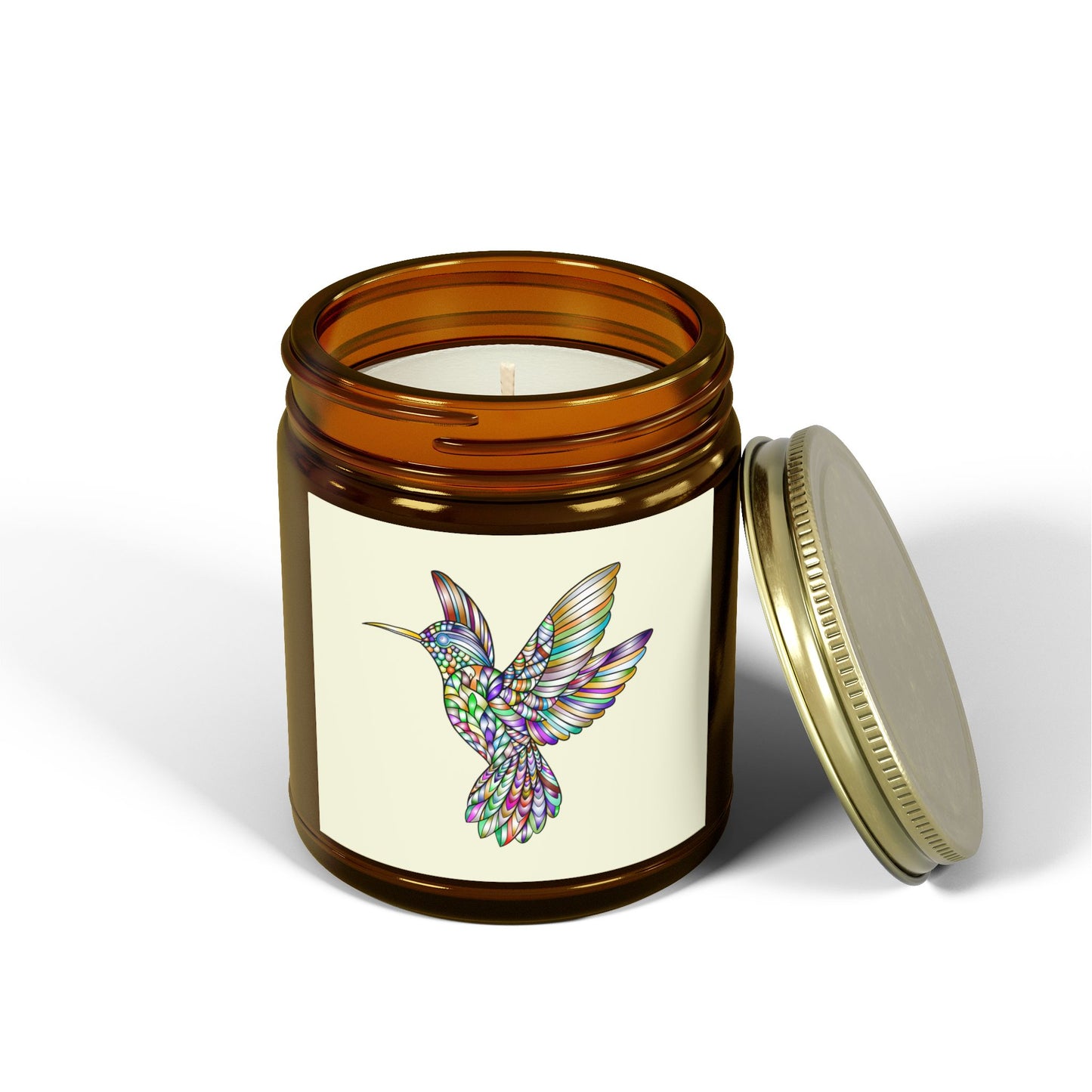 Colorful Hummingbird Scented Candle, Aromatherapy Candle, Gift Idea, Home Decor, Relaxation Candle, Eco-Friendly Wax