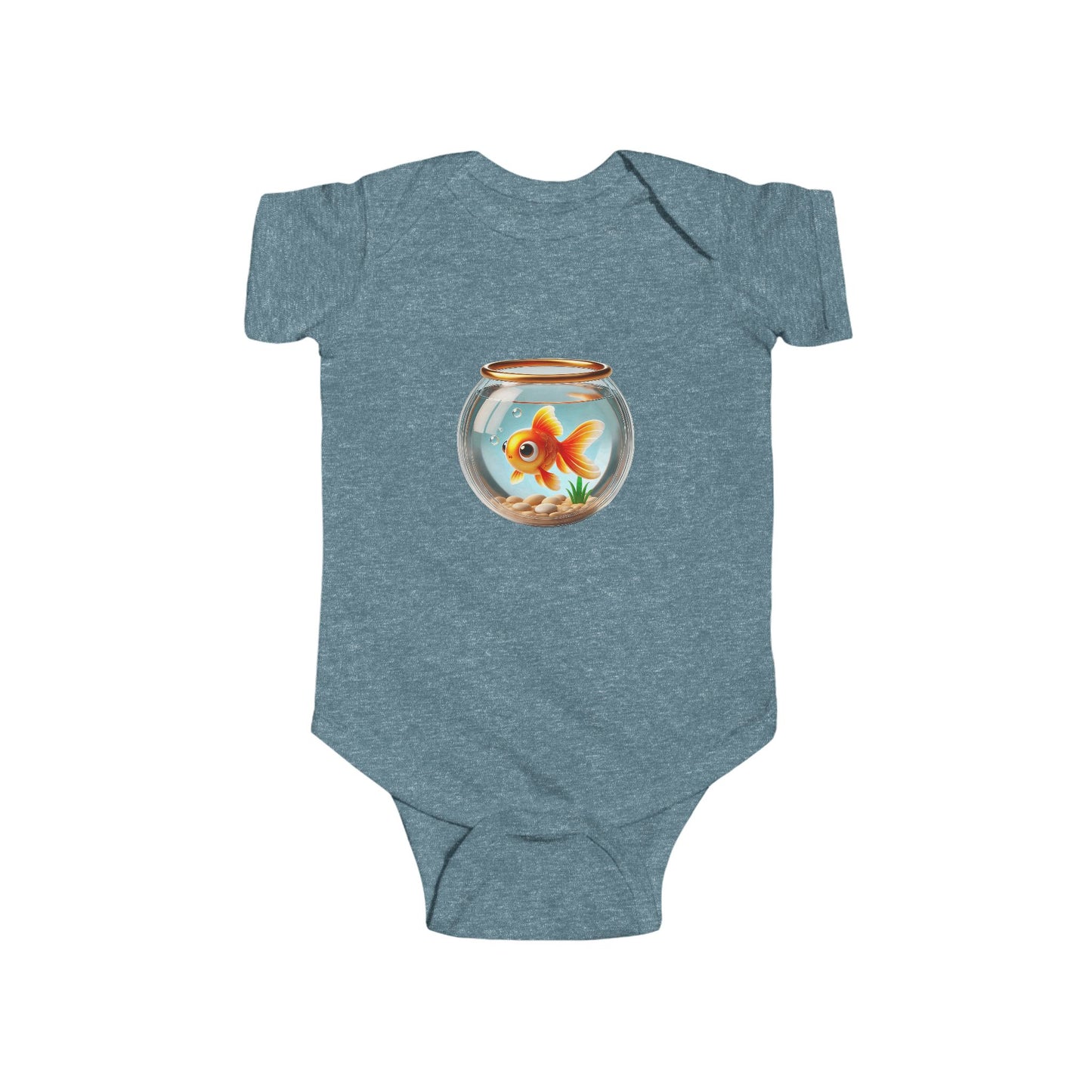 Cute Goldfish Baby Bodysuit, Infant Fish Costume, Fun Baby Shower Gift, Adorable Daily Wear, Cute Animal Clothing