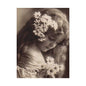 Vintage Floral Portrait Canvas