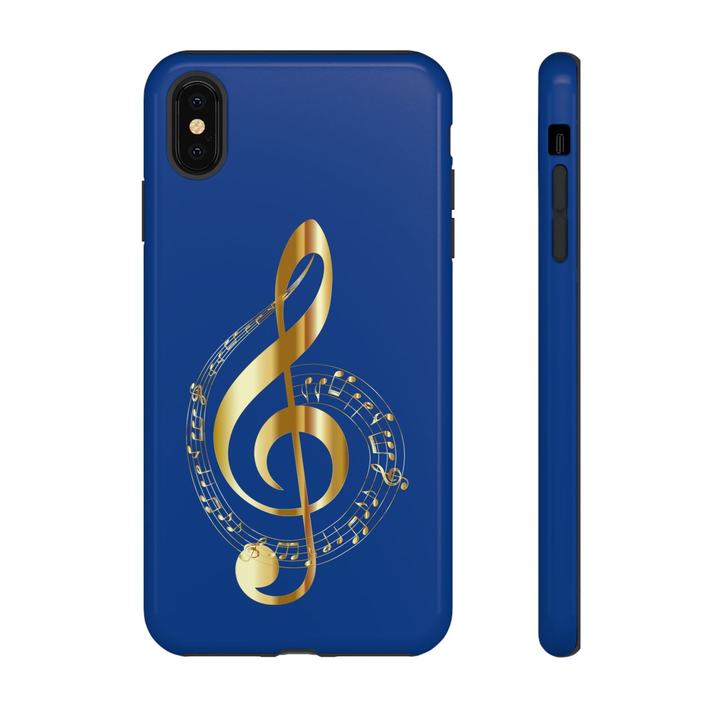 Tough Cases Blue and Gold Musical Note