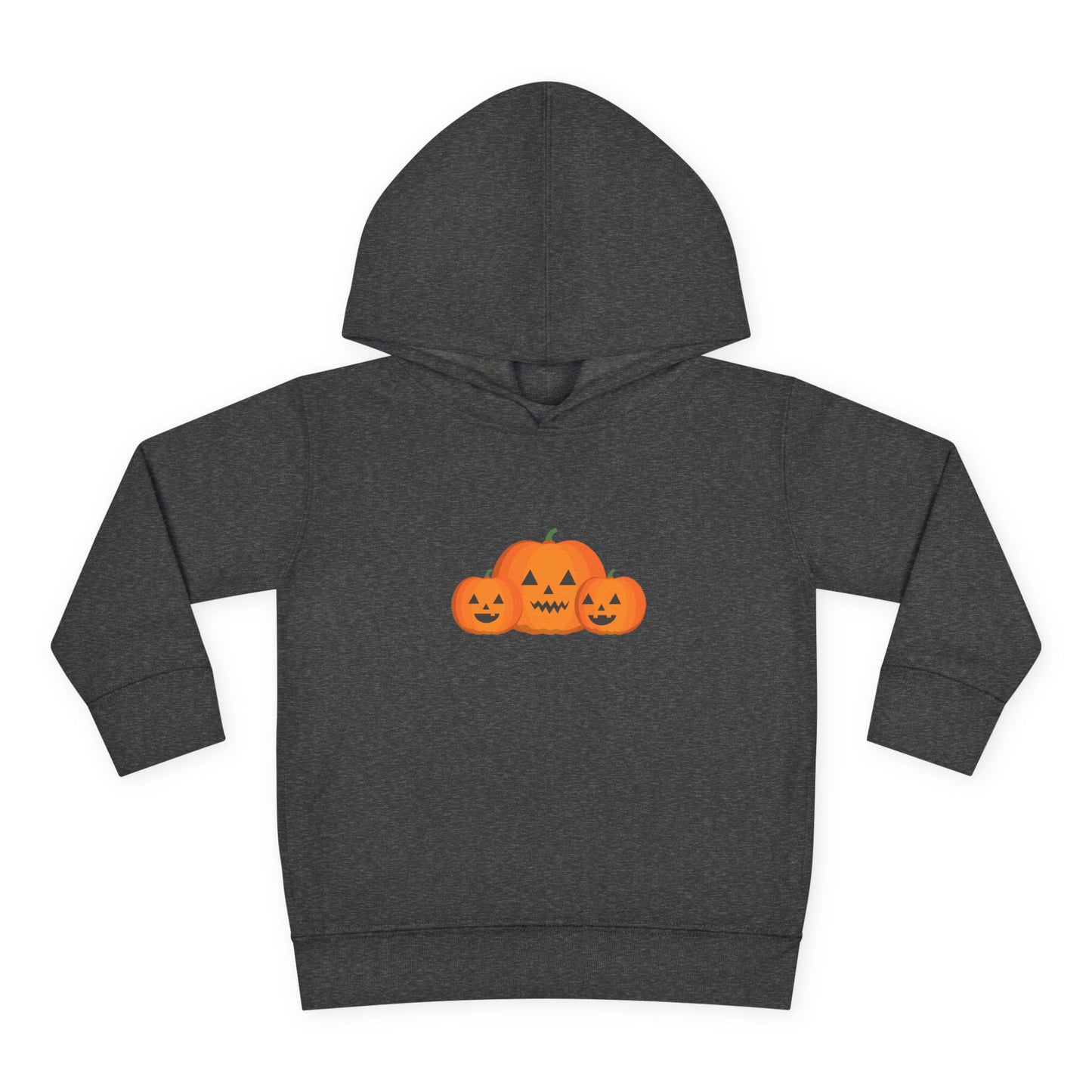 Halloween Pumpkin Toddler Hoodie, Cozy Autumn Wear, Kid's Holiday Sweatshirt, Fall Outfit, Trick-or-Treat Apparel