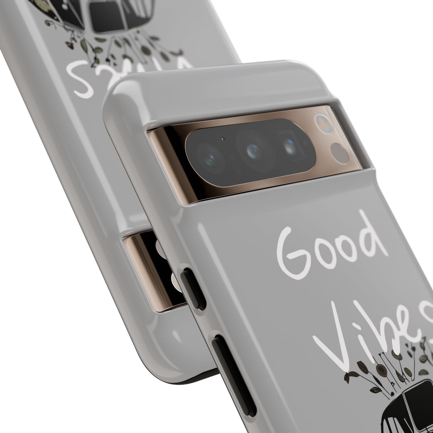 Floral Phone Case | Good Vibes, Phone Accessories, Gift for Her, Trendy Tech, Summer Vibes, Birthday Gift