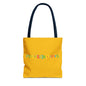 Colorful Peace and Love Tote Bag | Eco-Friendly Shopping Bag, Beach Tote, Gift for Friends, Everyday Carryall