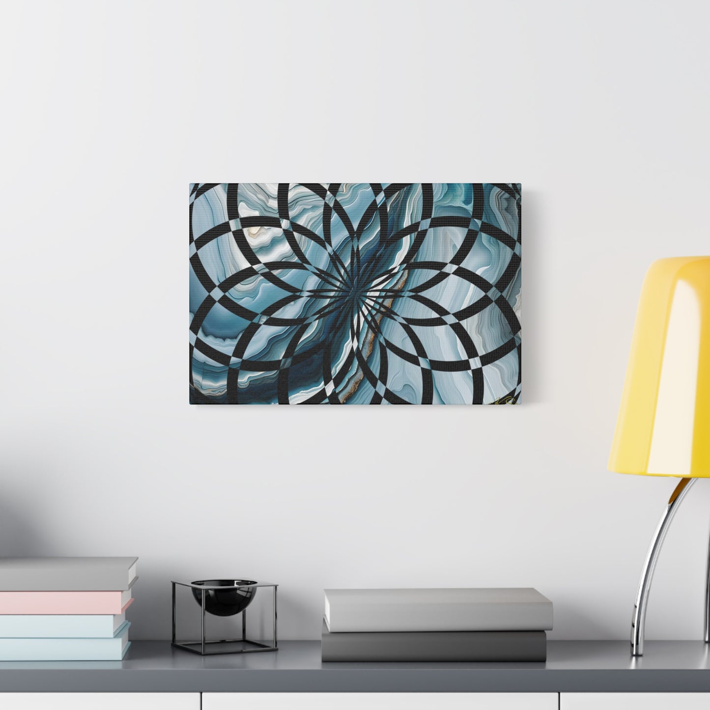 Abstract Geometric Art Canvas Print, Modern Wall