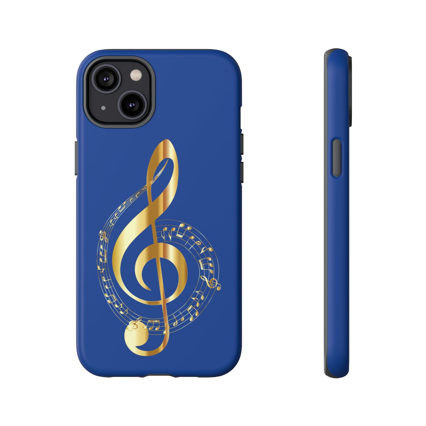 Tough Cases Blue and Gold Musical Note
