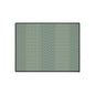 Green Geometric Heavy Duty Floor Mat — Durable Non-Slip Entry Rug
