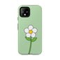 Floral Phone Case - Tough Cases for Nature Lovers, Cute Green Flower Design, iPhone Cover, Gift for Her, Spring Accessories