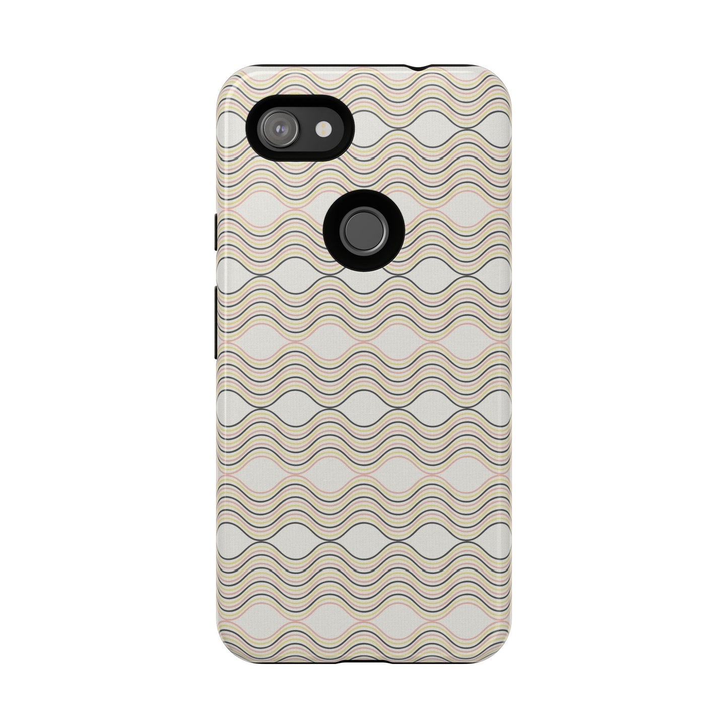 Stylish Phone Case for Tough Protection, Wavy Design, Chic Accessory, Gift for Her, Trendy Tech, Holiday Gift Idea
