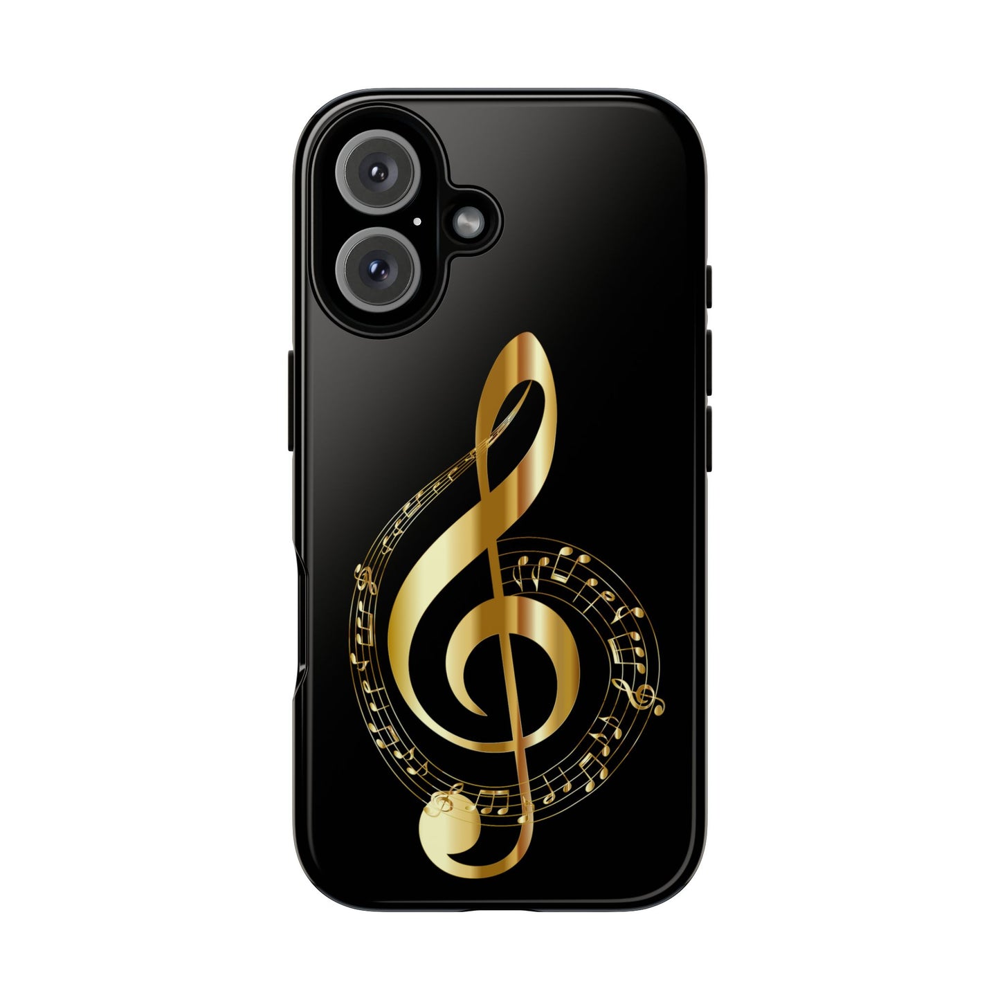 Tough Cases black gold musical Note