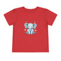 Adorable Elephant Toddler Tee, Kids Short Sleeve Shirt, Cute Baby Clothes, Elephant Lover Gift, Birthday Outfit