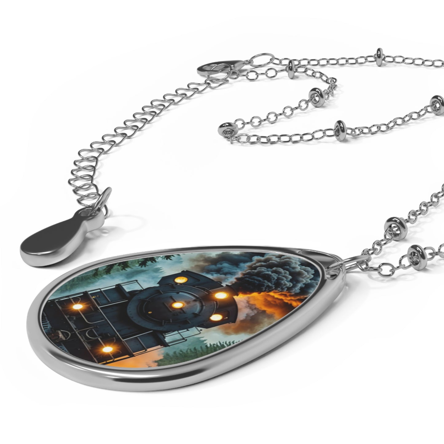 Oval Necklace train
